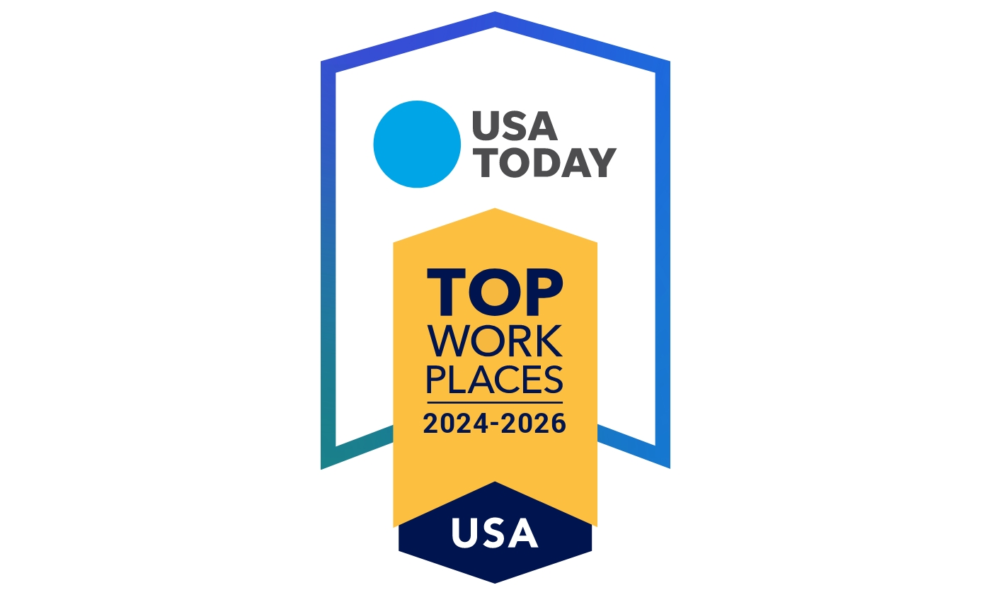USA Today Top Workplaces 2024-2026 USA badge